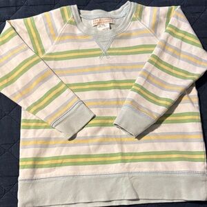 The Beaufort Bonnet Company Striped Sweatshirt - Green, Yellow, Blue